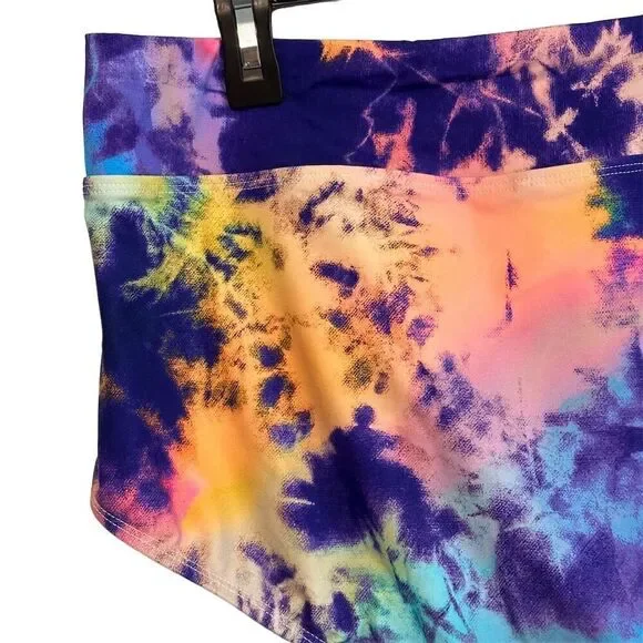 Torrid Tie-Dye High Waist Swim Bottoms Plus Size 1 Multicolor Women's - Picture 6 of 12